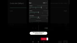 High Quality Export Settings For youtube shorts in Capcut | Capcut Tutorial | #shorts #shots #tips