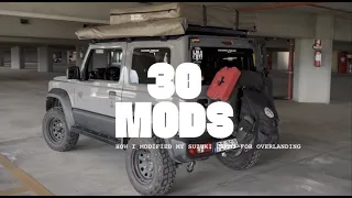 30 Mods - How i modified my new Suzuki Jimny