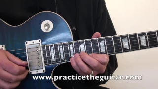 Guitar Soloing Lesson-How To Play-Enter Sandman-Metallica-Guitar Solo Lesson W/Tablature