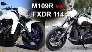 Suzuki Boulevard M109R vs Harley FXDR 114 - Hyper Cruiser Comparison!