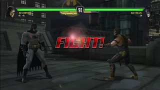 MK VS DC Battles Scorpion VS Batman