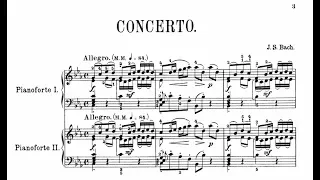 J.S.Bach - Concerto in C Minor for two pianos BWV 1060 (sheet music)