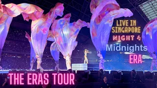 [Midnights Era VIP1] The Eras Tour Taylor Swift Live in Singapore in 4K with Lyrics #midnights #live