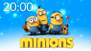 MINIONS 20 MINUTE TIMER with MUSIC & ALARM