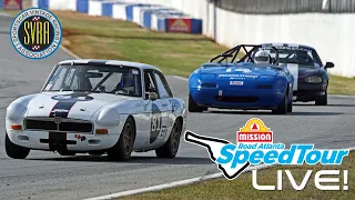 SVRA's Group 1/2/3/4/5b Sunday Feature at the Mission Foods Road Atlanta SpeedTour