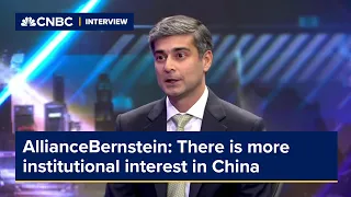 AllianceBernstein says 'tide is changing' and there is more institutional interest in China