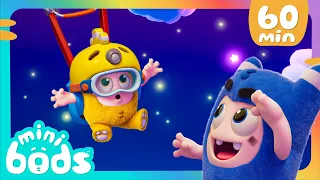 Rocketship Star Chase | Naik Roket | Minibods | Cute Cartoons for Kids @Oddbods Malay