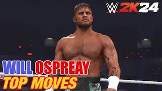 Will Ospreay Top Moves, Signatures, Finisher | WWE 2K24