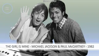 #michaeljackson & #paulmccartney - The girl is mine (lyrics) - 1982