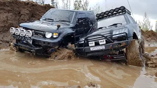 Вот почему нужно покупать PAJERO, а не Toyota LAND CRUISER ... Сравнительный тест на OFFroad