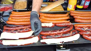 Giant London Street Food Collection at Portobello Market | Sausages, Paella, Kebabs, Burgers & More