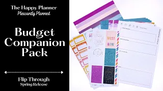 Spring 2021 | Budget Companion Pack | Flip Through | Happy Planner