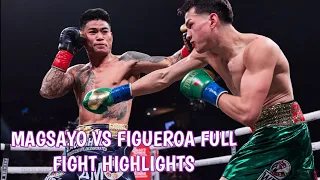 Mark Magsayo V.s Brandon Figueroa Full Fight Highlights