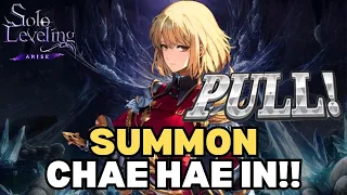 GACHA CHAE HAE IN SUMMON AGAIN!! UNTIL I GET HER | Solo Leveling Arise