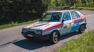 2. Rallye Králíky 2024 RZ2 Pastviny #97 Ležák & Ležáková-Škoda Favorit