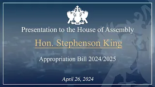 Hon. Stephenson King Debates the 2024/25 Appropriations Bill