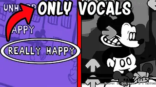 Mickey Mouse 3rd Phase Only Vocals! Really Happy FNF