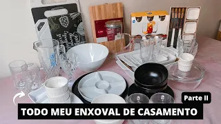 MEU ENXOVAL DE CASAMENTO PARTE 2 | ENXOVAL DE TRÊS ANOS - Taças, jarras,copos e mais