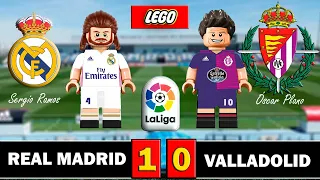 Real Madrid 1-0 Valladolid - LaLiga 2020 - Fútbol LEGO - Stop Motion - Resumen y Goles - Vinícius Jr