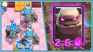 🗿 GOLEM DECK 2.6 ELIXIR! THE FASTEST DECK IN THE WORLD / Clash Royale