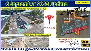 Production Pauses for  GA Upgrades! Tanks at Cathode! 6 September 2023 Giga Texas Update (07:35AM)