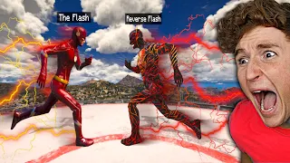 Playing As FLASH vs REVERSE FLASH In GTA 5.. (Mods)