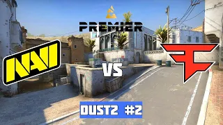 1/4 Финал. NAVI vs FAZE. Map-2 Dust2. BLAST Premier Spring Finals 2021