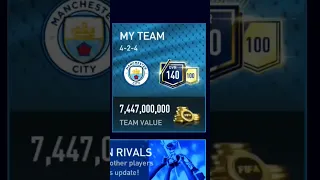 🤑 7 Billion Coins + 140 Rating = My Team 💪 #fifamobile