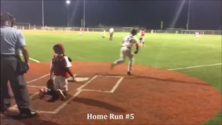 Kid Hits 5 Home Runs IN A ROW during Baseball Tournament! Earns 11U Tournament MVP