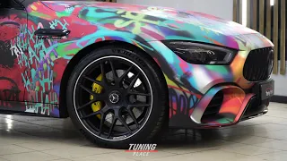 Mercedes AMG Gt 63 s wrap design vinyl