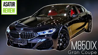 🇩🇪 Обзор BMW M850ix G16 GС Black Sapphire Fiona Red / БМВ М850 ГК Черный Сапфир/Красный Фиона 2022