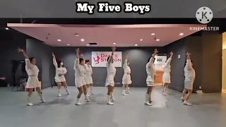 My Five Boys - Line Dance || Demo || Beauty LD Double Blessed PV || Mei2 LD Class