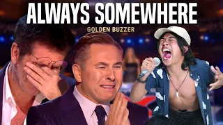 Golden Buzzer: The judges are saddened to hear a very extraordinary voice singing the song Scorpion