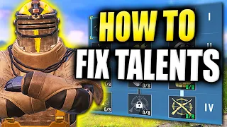 How To FIX TALENTS in METRO ROYALE! (97.1% Working)