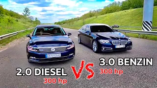 VW PASSAT -VS- BMW 535i /// Кто кого?