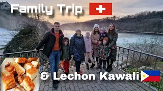 I bring my family to the largest waterfalls in Europe and cooked for them LECHON KAWALI after a trip