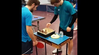 Et si le Ping Pong était une vraie partie d'échec ! ♟+🏓=🥇 Alexis LEBRUN à l'entraînement (2021)