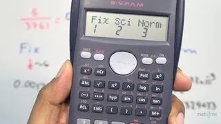 Modo Fix/Sci/Norm de una calculadora cientifica