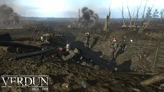 Verdun | Battle of Flanders | German Infantry Gameplay | (NO HUD) | Realistic WWI Experience