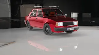 3D Model | Škoda 120 (1984 year) -  Unity/ UE4 etc. | Blender
