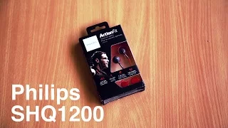 Philips SHQ1200 ActionFit Sports Headphones Unboxing, Review & Sound Test