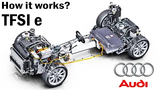 Audi A3 Sportback TFSI e - systemlayout and driving modes explained & animated