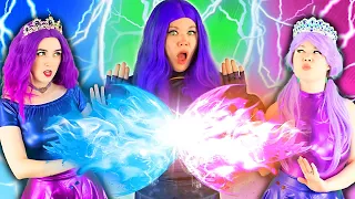 MAL’s TWIN Daughters FIGHT! | Descendants SISTER vs SISTER Battle Royale | COSPLAY for TEENS