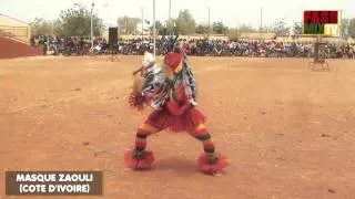 MASQUE ZAOULI DE LA COTE D'IVOIRE [FESTIMA 2016]