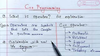 C++ Operators | Learn Coding