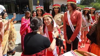 Miss India 2023 Arrival Day in Manipur for the Grand Finale coverage by Beauty Queens Northeast 🥰🤩