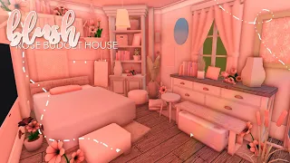 BLOXBURG: *no gamepass* blush rose budget house 33k l tour + speedbuild ♡