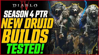 New Druid Changes Tested! Companions Are AMAZING + New Uniques & More! // Diablo 4 Season 4 PTR