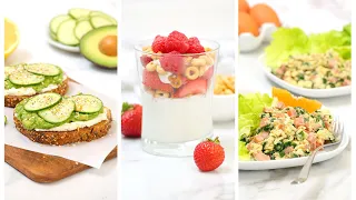 10 Minute Breakfast Recipes | Healthy + Quick + Easy