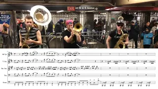 Transcription - Lucky Chops: Without you (Live in the NYC subway)